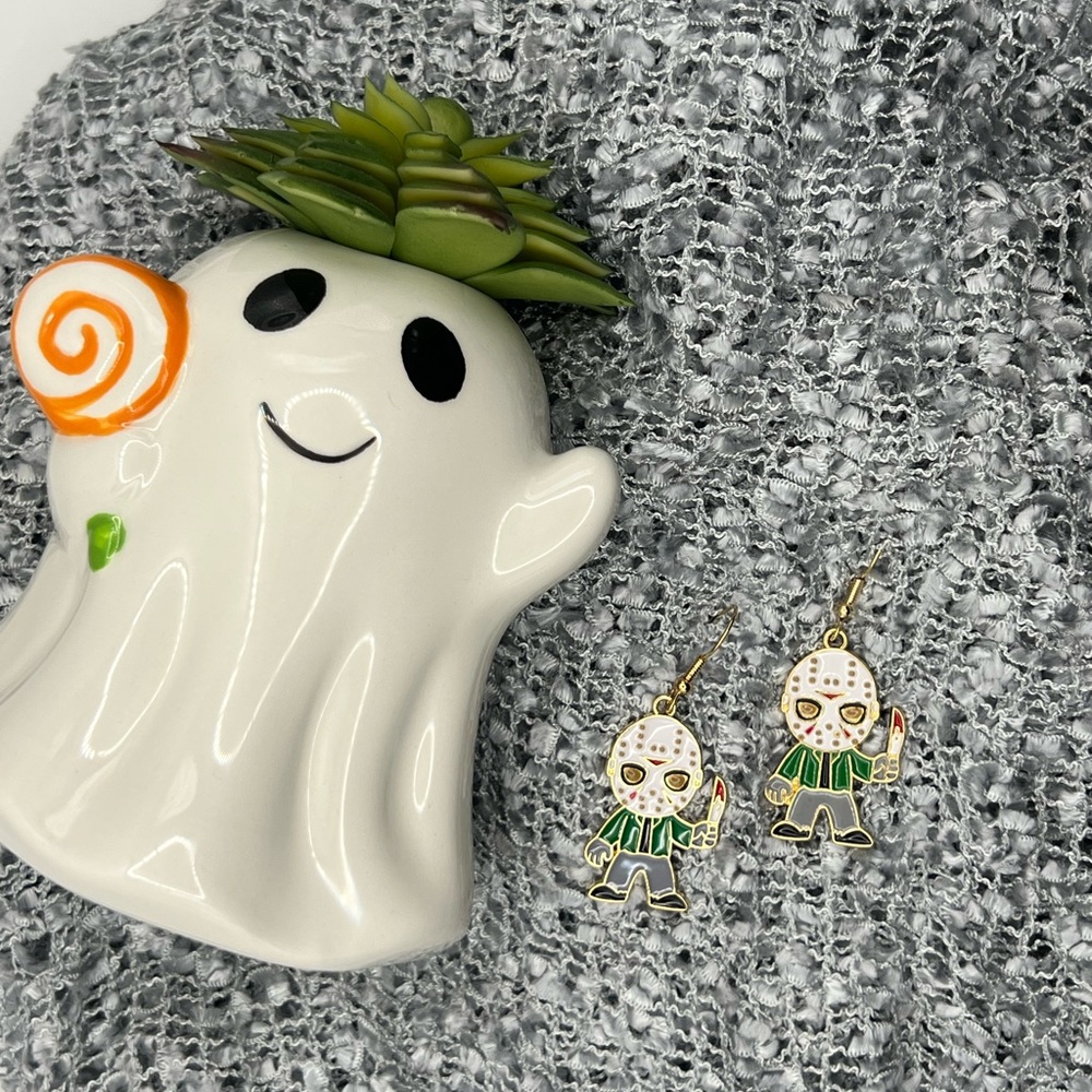 👻🎃 Friday the 13th Jason Earrings 👻🎃